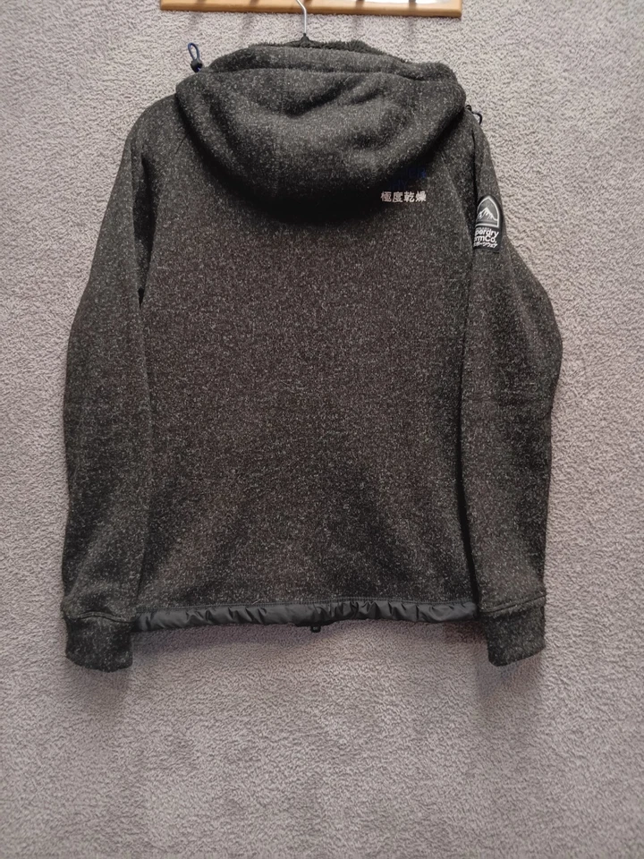 Superdry StormCo STORM Sudadera con Capucha Cremallera Completa Chaqueta Hombre L (Slim Fit) Carbón Foto 4 de 4