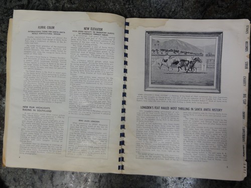 Santa Anita Press File 1966- 1967 A Salute to John Longden - Picture 8 of 16