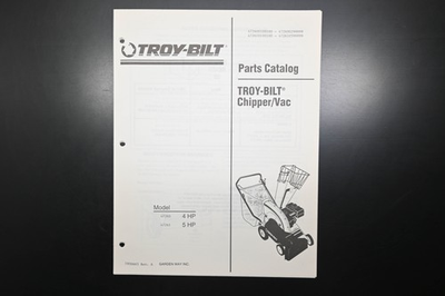 #ad #ad Troy Bilt 1900665 Chipper Vacuum Models 47260 47261 Parts Catalog $19.99