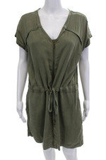 Max Jeans Womens Mini Dress Green Size L