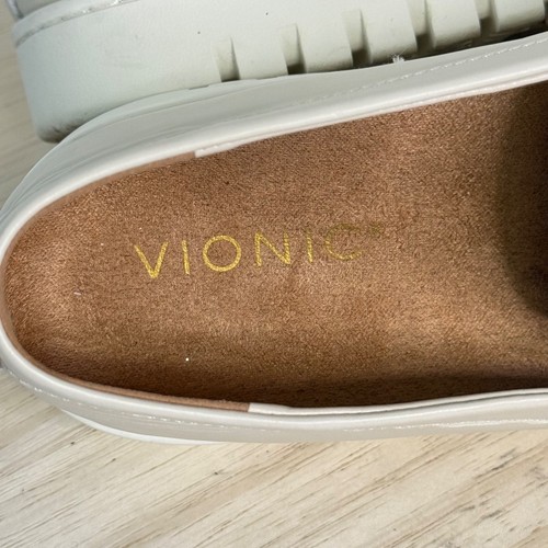 Vionic Women's Loafer Uptown Resort Women's Slip-on Cream Leather Shoe Size 10 - Afbeelding 12 van 18