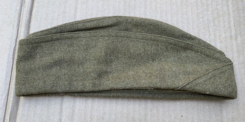 Original WWI US Army Wool Overseas Cap Hat Size 7 1/8