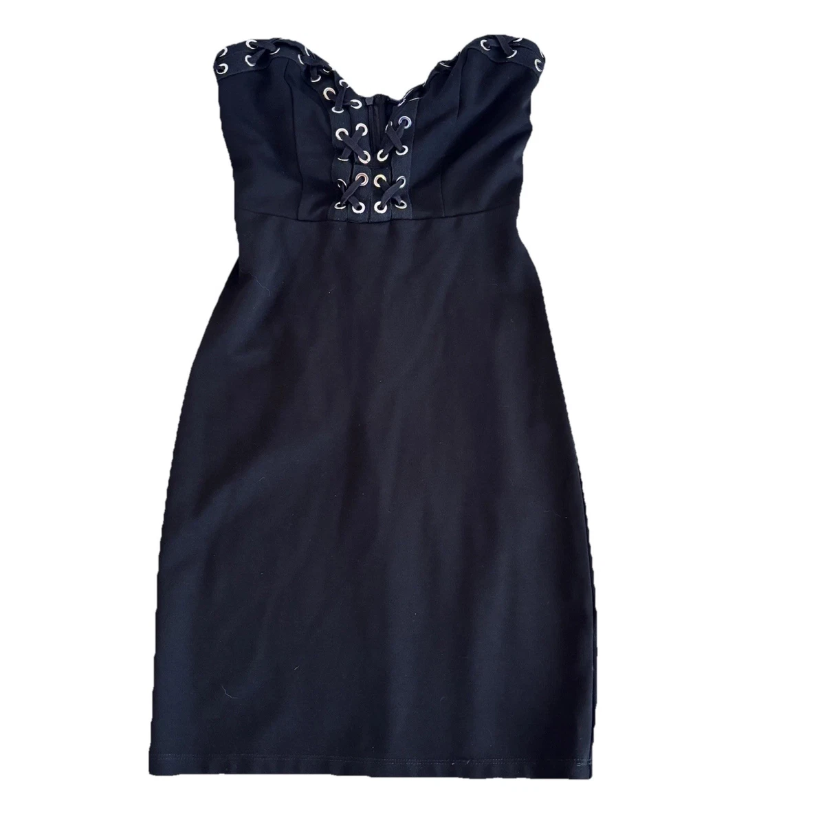 knee length dresses for ladies Long-Sleeve Ruched Jersey Formal Dress with Sheer Lace Navy / 12