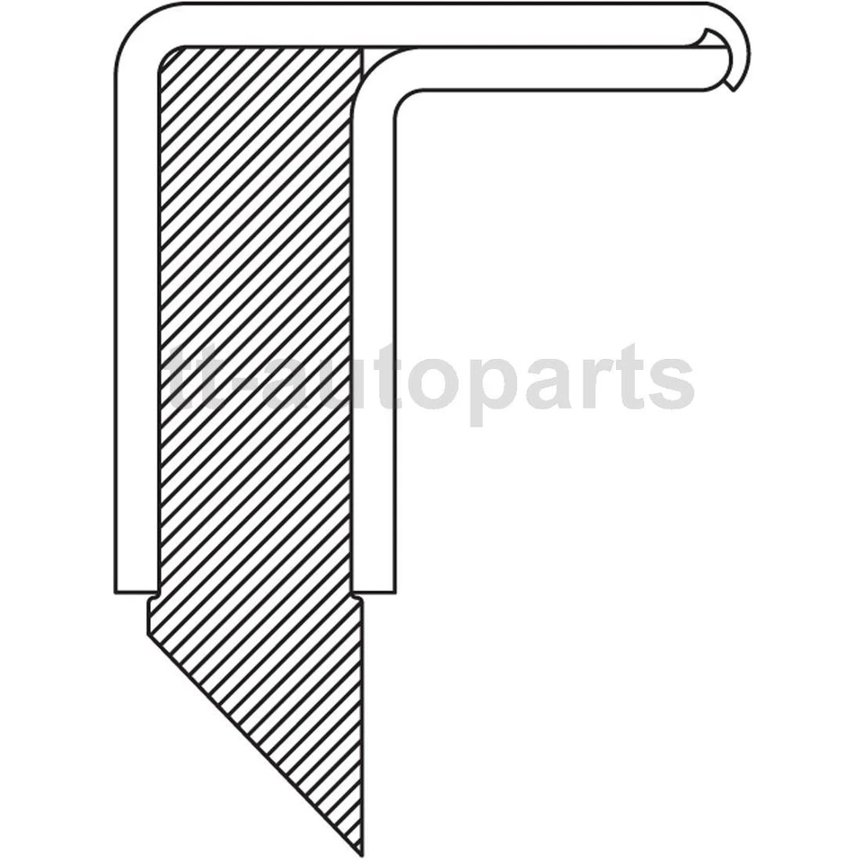 Уплотнение переднего внутреннего колеса National подходит для 1950 Dodge B-2 1951 1952 Dodge B-3 - Изображение 4 из 4