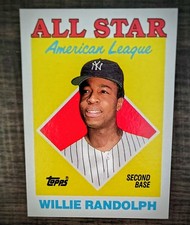 1988 Topps - Willie Randolph #387  with insert