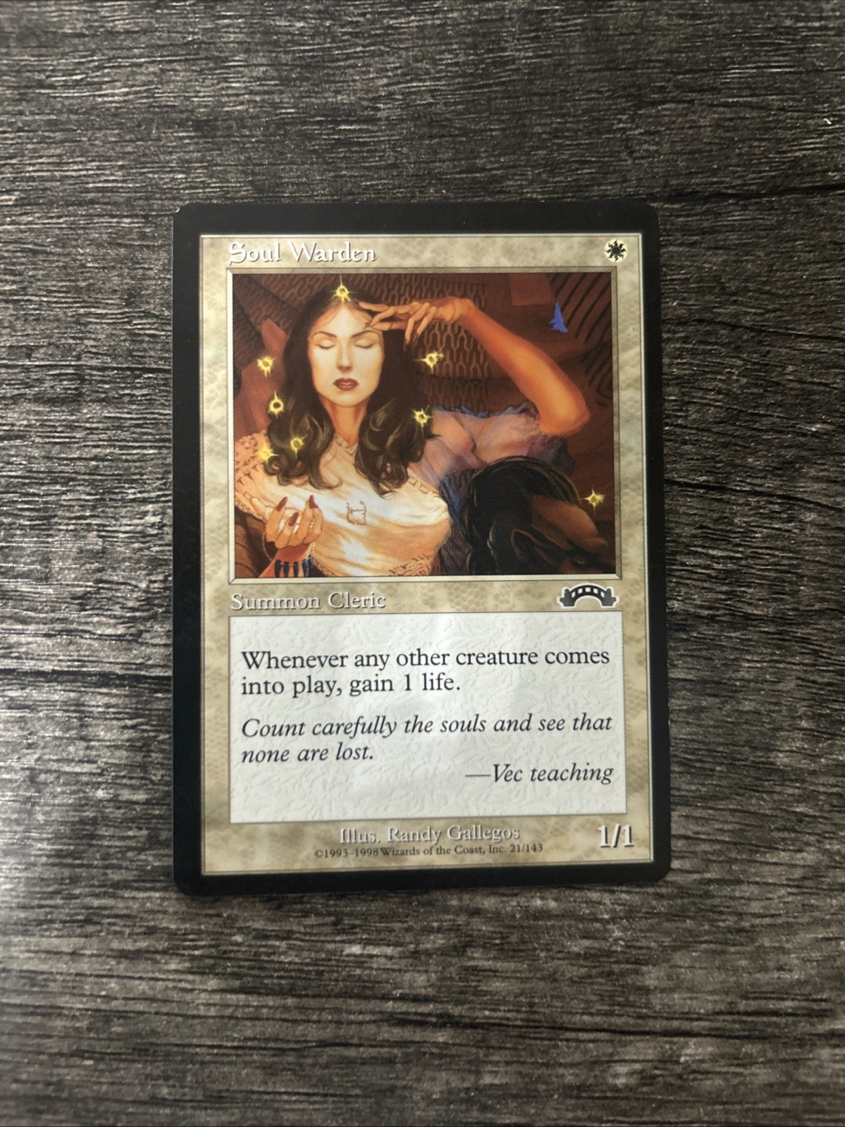 MTG 1x Soul Warden x1 LP Exodus