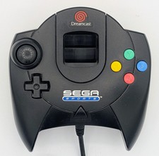 Sega Sports OEM Dreamcast Controller HKT-7700 Black Tested HTF