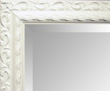 Large WHITE Decorative Mirror