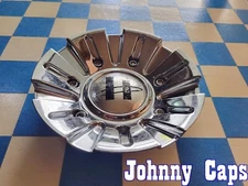 HELO Wheels # HE845L156 . Custom CHROME Wheel Center Cap  [61]  (QTY. 1)
