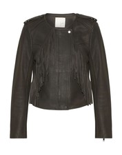 Women's Joie Grey Lambskin Jacket