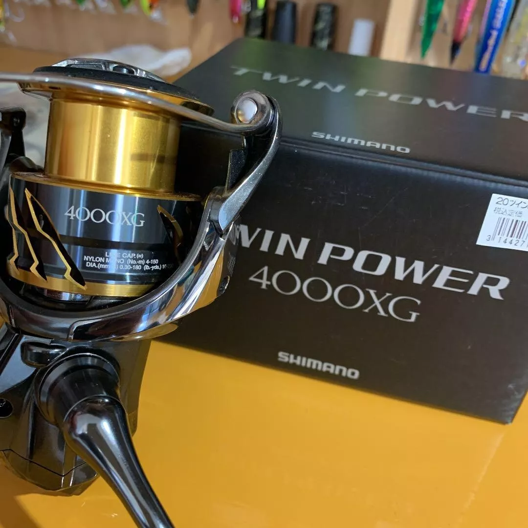 Shimano 20 TWIN POWER 4000XG 6.2 Spinning Reel New in Box | eBay