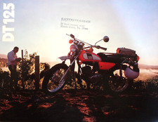 1975 Yamaha DT125 4-page brochure-Vintage Enduro LIT-11035-05-01