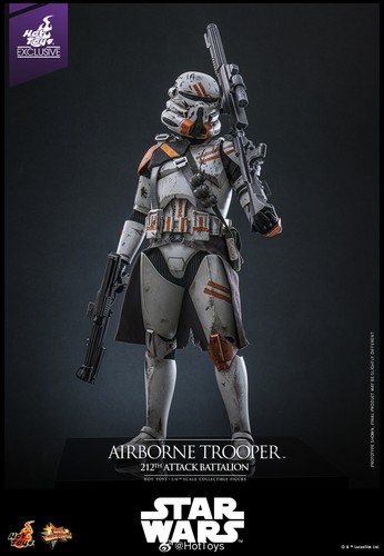 New Hot Toys MMS794 Star Wars AIRBORNE TROOPER 212th ATTACK BATTALION In Stock - Picture 2 of 8