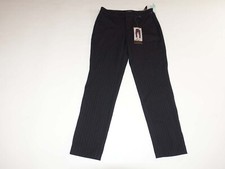 Liverpool Women's Renee Knit Trouser Pants Size 4 / 27 NWT Black Rust Stripes