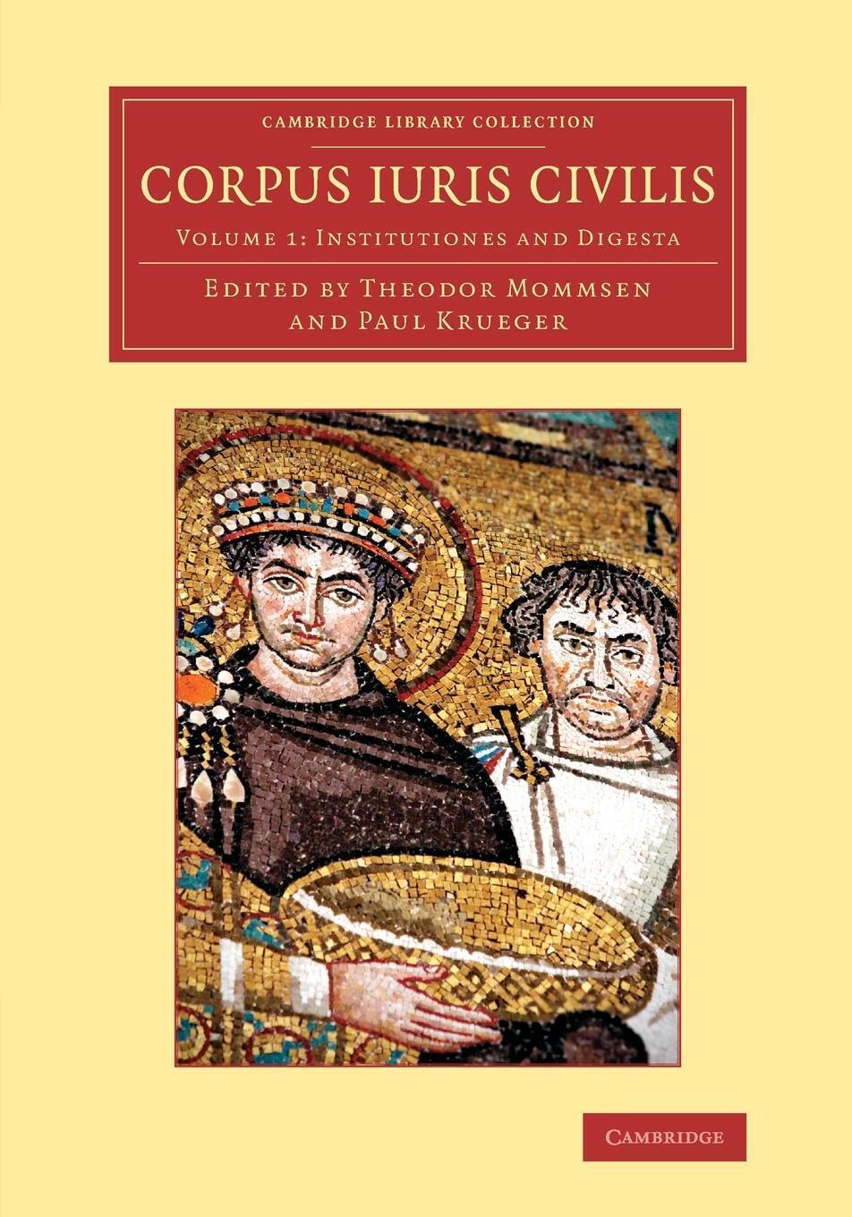 Thumbnail - Corpus Iuris Civilis Theodor Mommsen Taschenbuch Paperback Latein 2014