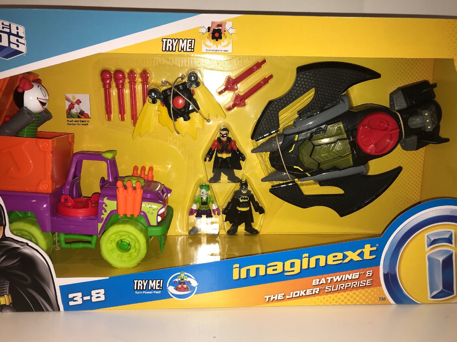 imaginext batwing and the joker surprise