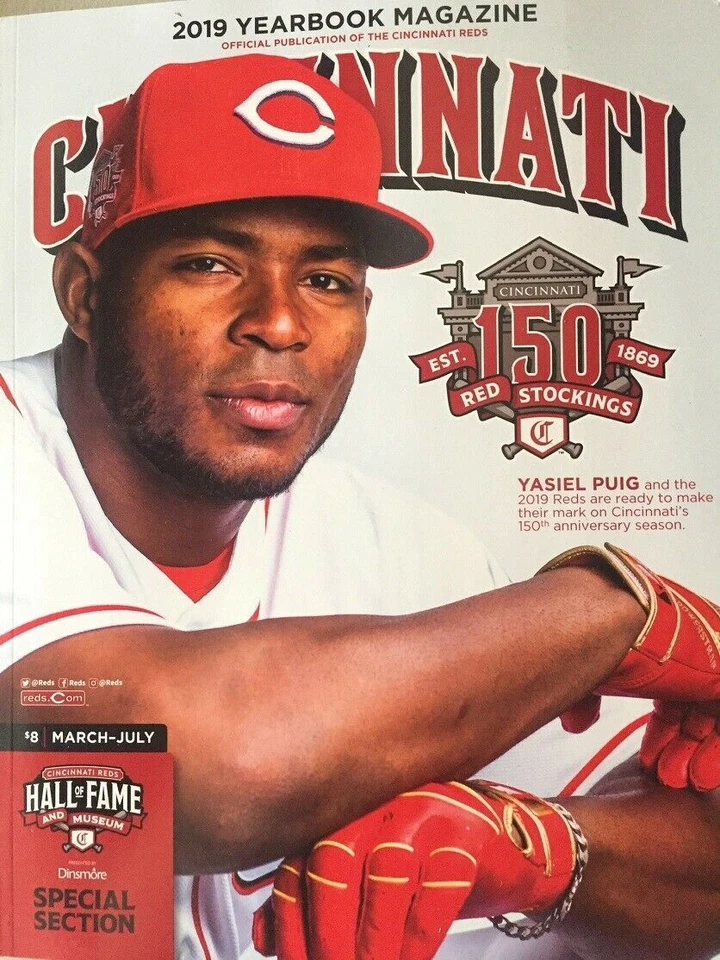 CINCINNATI REDS 2019 - 2022 MLB YEARBOOKS/ PROGRAM SET OF 4 WORLD SERIES CHAMP - Image 2 of 4