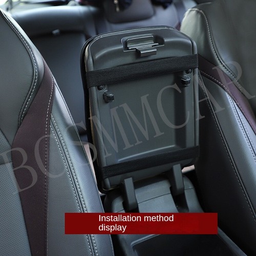 Car Armrest Cushion Cover Leather Center Console Box Pad Protector Accessories - Picture 4 of 13