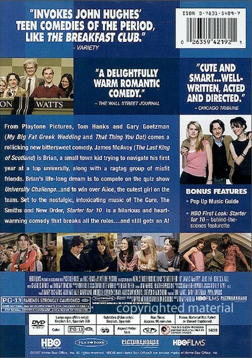 (未使用･未開封品)　Starter for 10 [Blu-ray] [Import] ar3p5n1 Amazon.com: Starter for 10 [Blu-ray] : James McAvoy, Alice