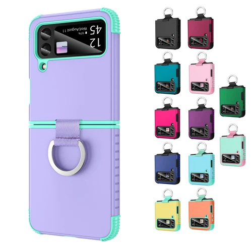 For Samsung Galaxy Z Flip6/Flip5/Flip4/Flip3 5G Case Heavy Duty Shockproof Cover - Picture 1 of 20