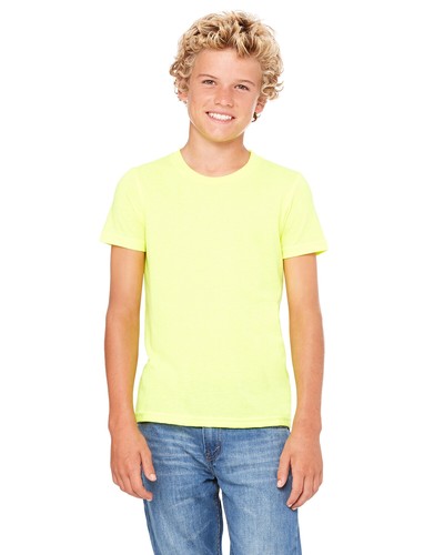 Bella + Canvas Youth Jersey Short-Sleeves T-Shirt 3001Y 100% Cotton S-XL - Picture 27 of 32