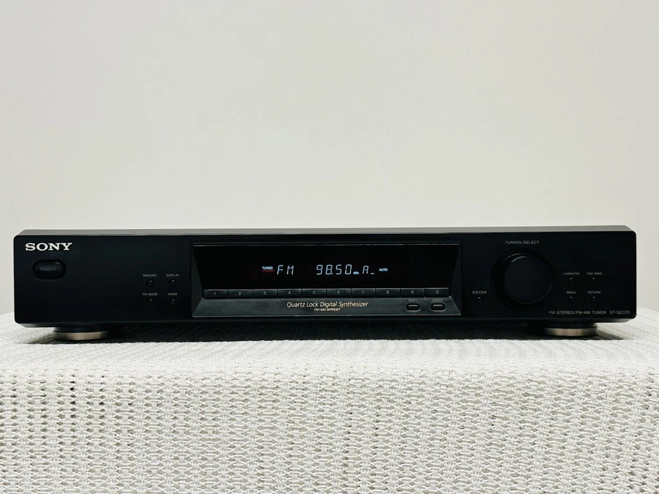 Sony ST-SE370 Stereo FM and AM Tuner Radio - image 4 of 4