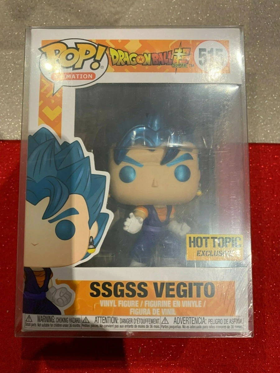 Funko Pop Metallic SSGSS Vegito Hot Topic Exclusive Dragon Ball