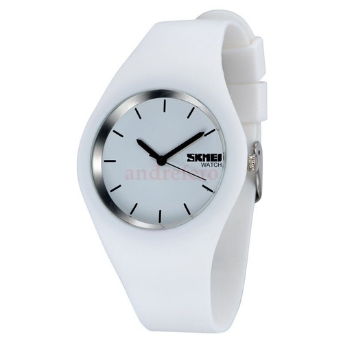 AU HOT Fashion Simple Jelly Color Couple Waterproof Watch Trend Silicone Watch - Picture 10 of 21
