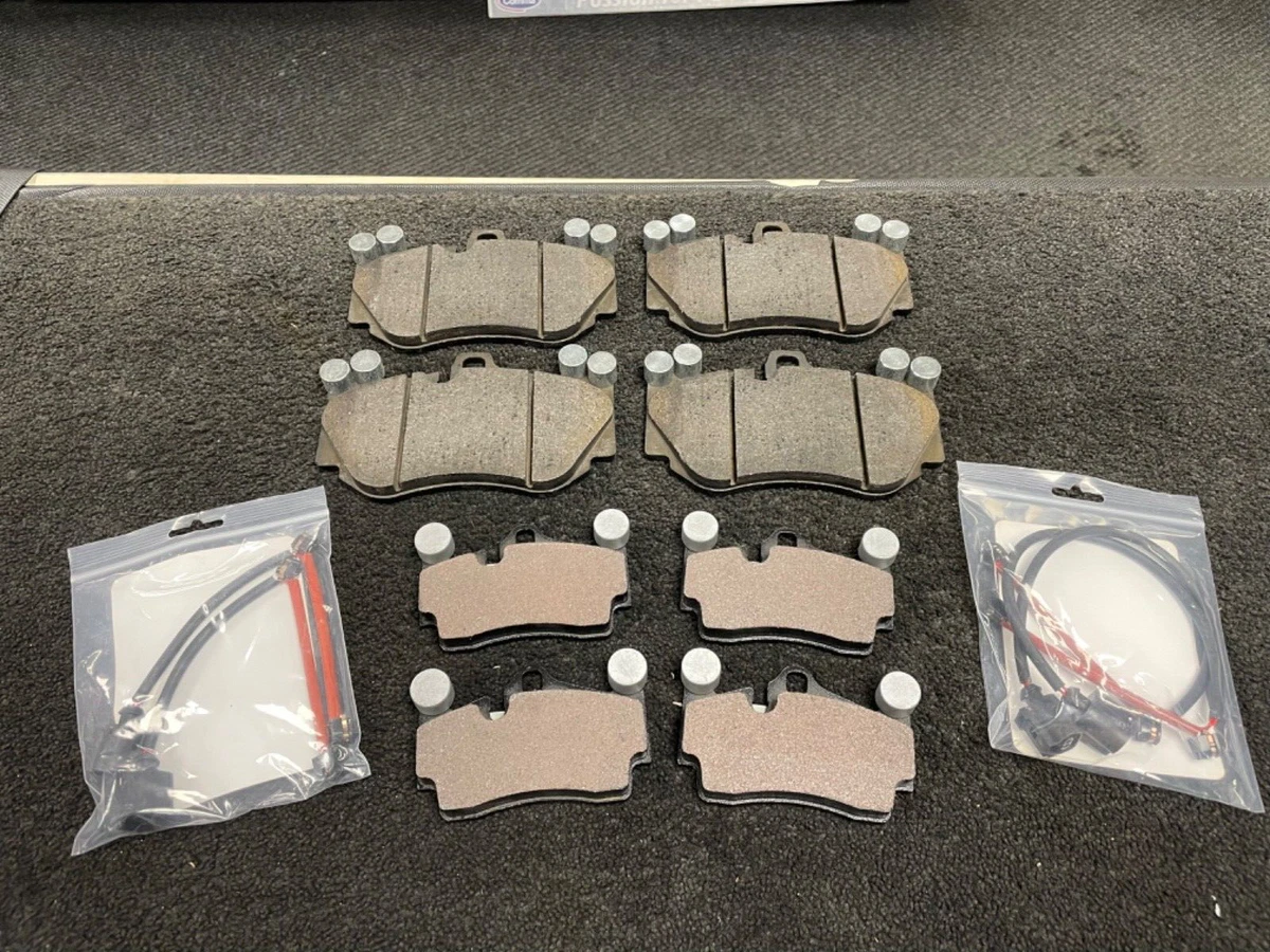 Kit Plaquettes De Frein Avant/arrière + Capteurs Pour Porsche Cayenne 2013-2018 - Neuf OEM