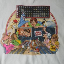 Vtg Bingo Game Sweatshirt Mens Extra Large Graphic Print Sweater 90s Crew Hanes