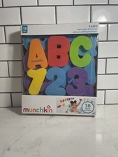 Munchkin 36-Piece Bath Letters  Numbers Set - red/multi, one size