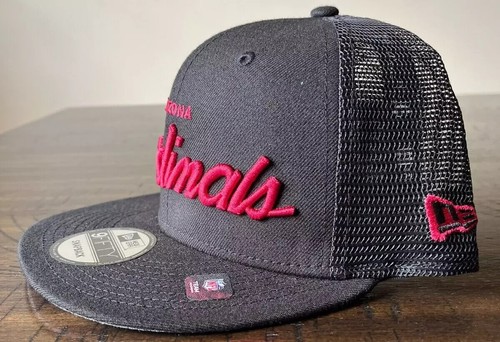 Arizona Cardinals New Era Main Script Trucker 9FIFTY Snapback Hat Cap NFL Men's - Picture 4 of 9