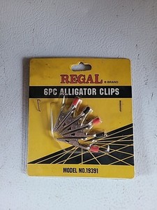 Regal No. 19391 5PC. Color Coded Alligator Clips 