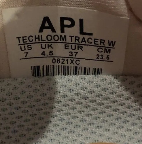 APL Women's TechLoom Tracer Creme Burgundy Tie dye Pristine Sneakers New Size 7 - Picture 7 of 20
