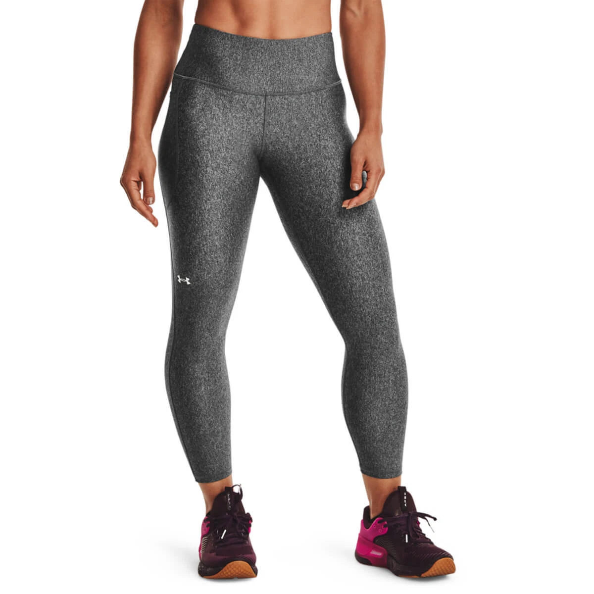 Under Armour Womens HeatGear Leggings - Charcoal Light Heather