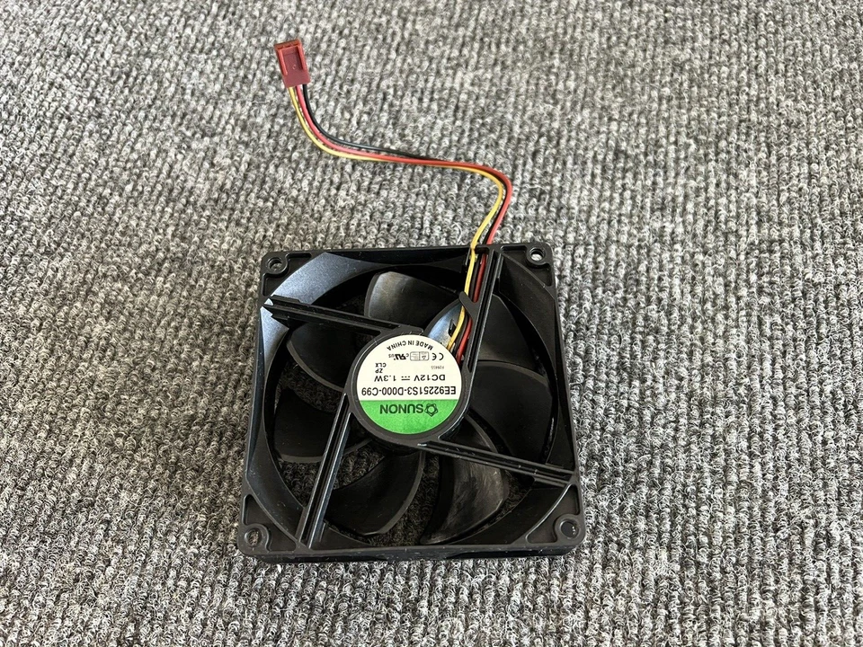 Original HP pavilion P6624y Desktop 3-Pin 12V 1.3W Case Fan EE92251S3-D000-C99 - Image 3 of 4