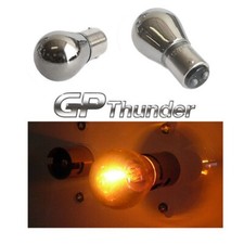 1157 1154 2057 2357 2397 1016 7528 Chrome Bay15d Light Bulbs Amber 2pcs
