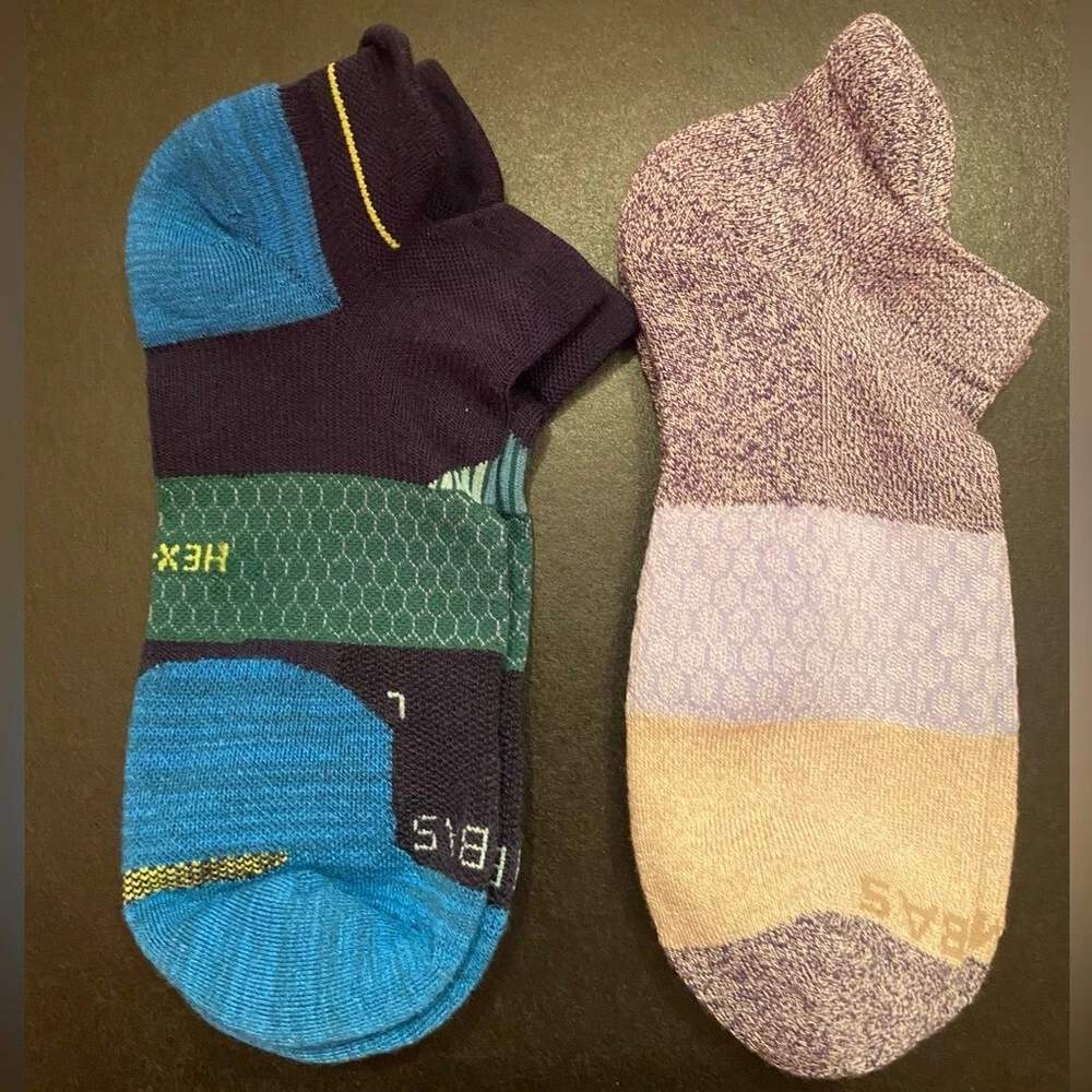 Bombas 2 Pair Woman's Socks Size Large NWOT