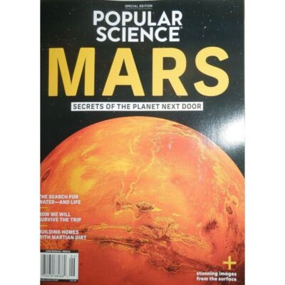 MARS popular science SECRETS OF PLANET NEXT DOOR water & life MARTIAN DIRT