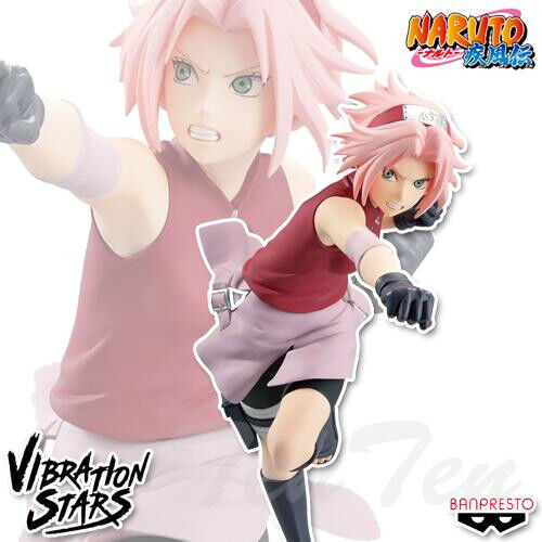 Estátua Banpresto Naruto Shippuden Vibration Stars - Haruno Sakura