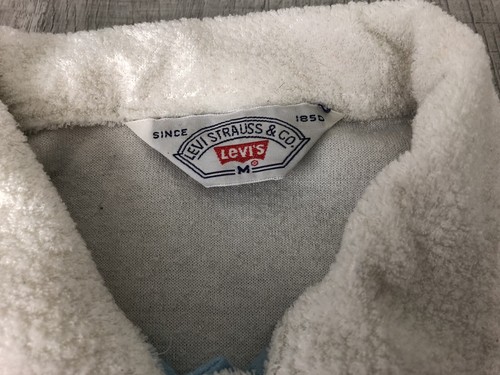 Vintage Levi’s Shirt 70s Polyester Cotton Blend Shirt Women’s Size Medium - Picture 10 of 12
