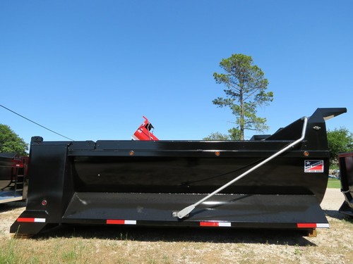 NEW 16' HALF ROUND DUMP BED 1/4 GAUGE PNEUMATIC TAILGATE TRUCK BED BODY - Picture 2 of 9
