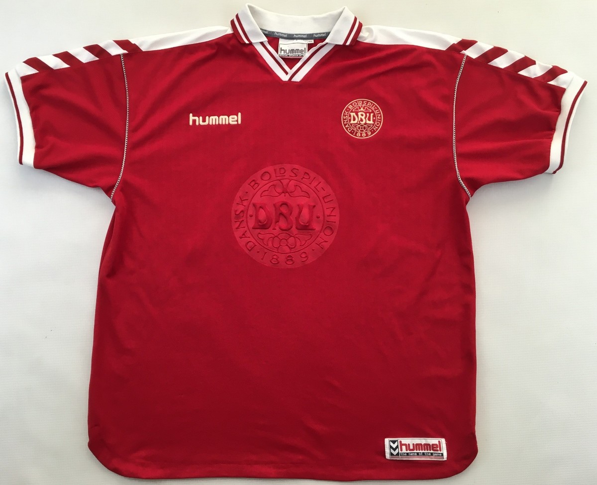Denmark 1998 World Cup 2000 Hummel shirt jersey soccer DBU