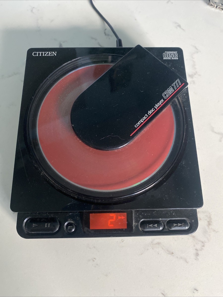 CITIZEN CD プレーヤー CBM-777 1988 Vintage Citizen CBM777 Compact Disc Player Digital