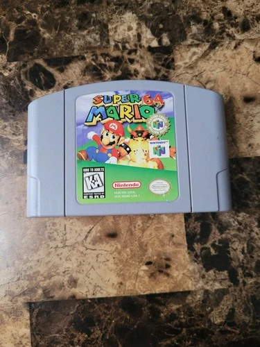 Super Mario 64 (Nintendo 64, 1999) N64 Cart Only Players Choice (Tested)