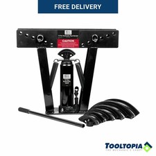 SIP Hydraulic Pipe Bender 12 Ton Tube Bending Machine 1/2"-2" Diameter 6 Dies