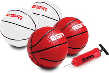 5  Mini Basketballs   Set of 4 Includes Pump, Ideal for Family Games and Indoor