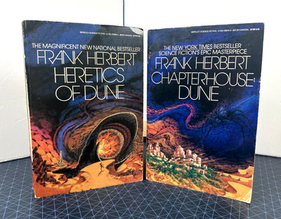 Heretics of Dune & Chapterhouse Dune by Frank Herbert (Larger Paperback Berkley)