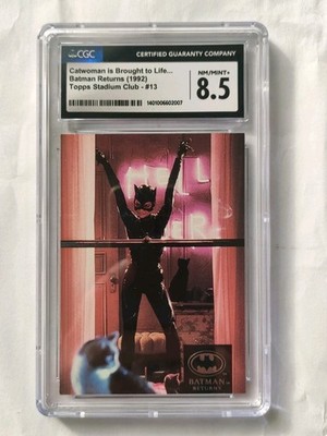 Batman Returns #13 CGC 8.5 - 1992 - Topps Stadium Club - Michelle Pfeiffer