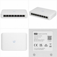 Ubiquiti UniFi USW Lite 8 PoE   8 Port Gigabi...